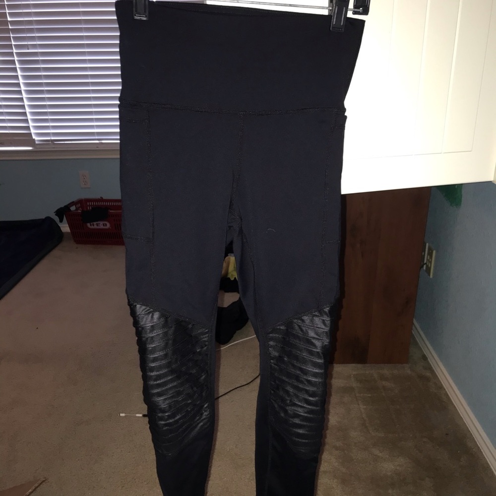 Black Moto leggings